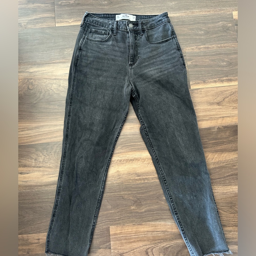Hollister straight black jeans